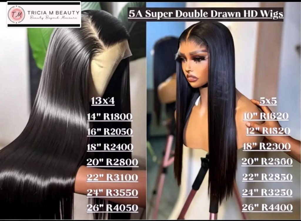 5A Super Double Drawn HD Wigs